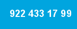 922 433 17 99 922 433 17 99